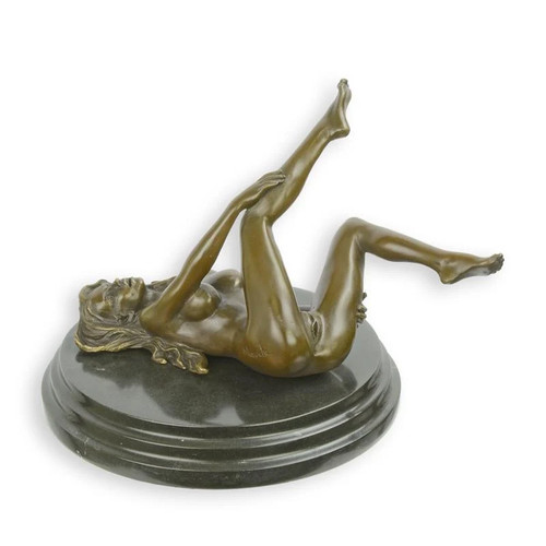 Scultura erotica bronzo una - bronzo,