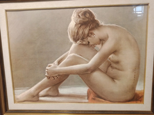 Quadro dipinto nudo una - quadro,
