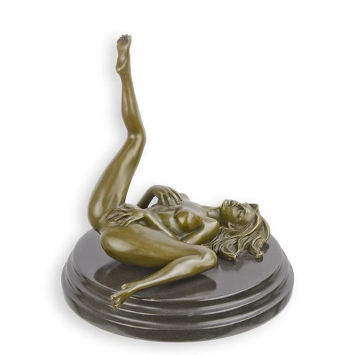 Scultura erotica bronzo - bronzo, una