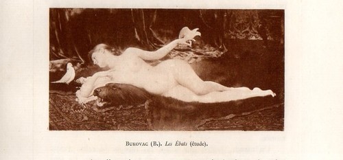 Stampa antica giovane donna - antica,