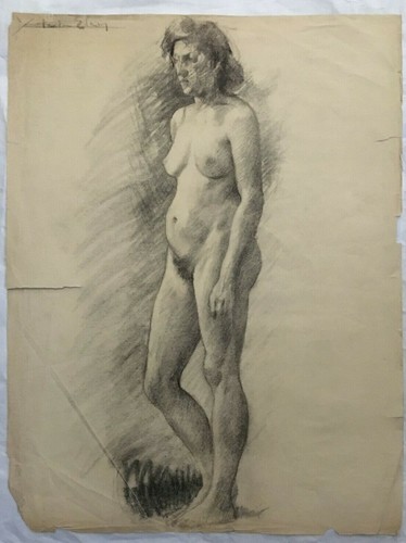 Ritratto carboncino firmato - ritratto,