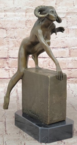 Scultura bronzo solido al - bronzo,