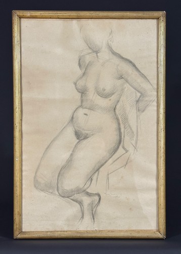 Antico disegno ritratto - ritratto, di