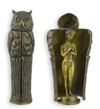 Una scultura erotica in bronzo